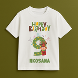 "The Birthday Edit" – Personalised Celebration Tees by Keino Kids - 9 Year Old