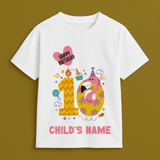 "The Birthday Edit" – Personalised Celebration Tees by Keino Kids - 10 Year Old