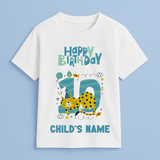 "The Birthday Edit" – Personalised Celebration Tees by Keino Kids - 10 Year Old