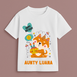"The Birthday Edit - Aunty Edition" Personalised Celebration Tees by Keino Kids