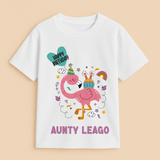 "The Birthday Edit - Aunty Edition" Personalised Celebration Tees by Keino Kids