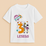 "The Birthday Edit" – Personalised Celebration Tees by Keino Kids - 3 Year Old