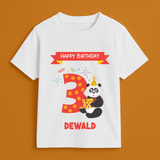 "The Birthday Edit" – Personalised Celebration Tees by Keino Kids - 3 Year Old