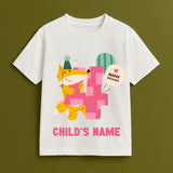 "The Birthday Edit" – Personalised Celebration Tees by Keino Kids - 4 Year Old