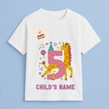 "The Birthday Edit" – Personalised Celebration Tees by Keino Kids - 5 Year Old
