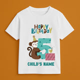 "The Birthday Edit" – Personalised Celebration Tees by Keino Kids - 5 Year Old