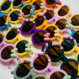 “Coolest Custom Sunnies” - Personalised Kids Sunglasses with Charms & your Little One's Name by Keino Kids