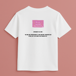 Back of Keino Kids T-shirt featuring Ephesians 4:32 Scripture – Christian personalised kidswear