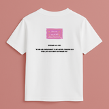 Back of Keino Kids T-shirt featuring Ephesians 4:32 Scripture – Christian personalised kidswear