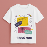 "I Love You Edit - Grandma & Grandpa Edition" Personalised Celebration Tees by Keino Kids