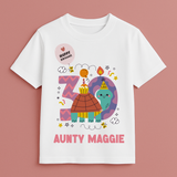 "The Birthday Edit - Aunty Edition" Personalised Celebration Tees by Keino Kids