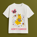 "The Birthday Edit - Aunty Edition" Personalised Celebration Tees by Keino Kids
