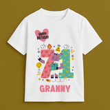 👵 The Birthday Edit - Grandma Edition Personalised Celebration Tees by Keino Kids