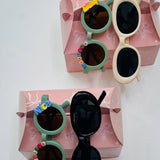 “Coolest Custom Sunnies” - Personalised Kids Sunglasses with Charms & your Little One's Name by Keino Kids