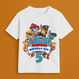 The Birthday Edit – Paw Patrol Edition Personalised Celebration Tees by Keino Kids