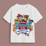 The Birthday Edit - Paw Patrol Family Collection Personalised Family Celebration Tees by Keino Kids