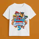 The Birthday Edit – Paw Patrol Edition Personalised Celebration Tees by Keino Kids
